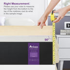 Matelas en mousse à mémoire de forme moyennement souple et silencieux, infusé de gel