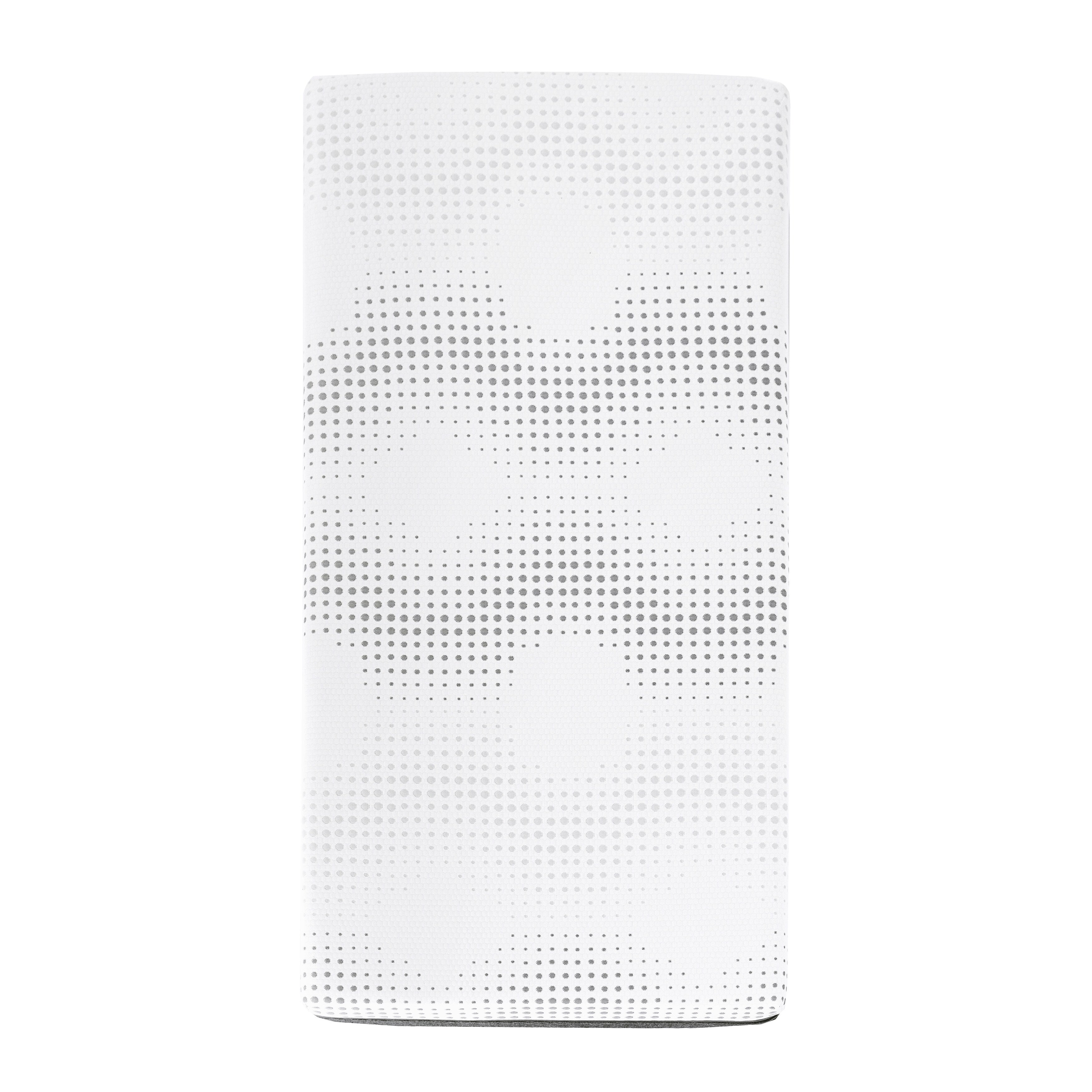 Matelas hybride à 12 ressorts ensachés en mousse moelleuse et gel au thé vert, livré dans une boîte