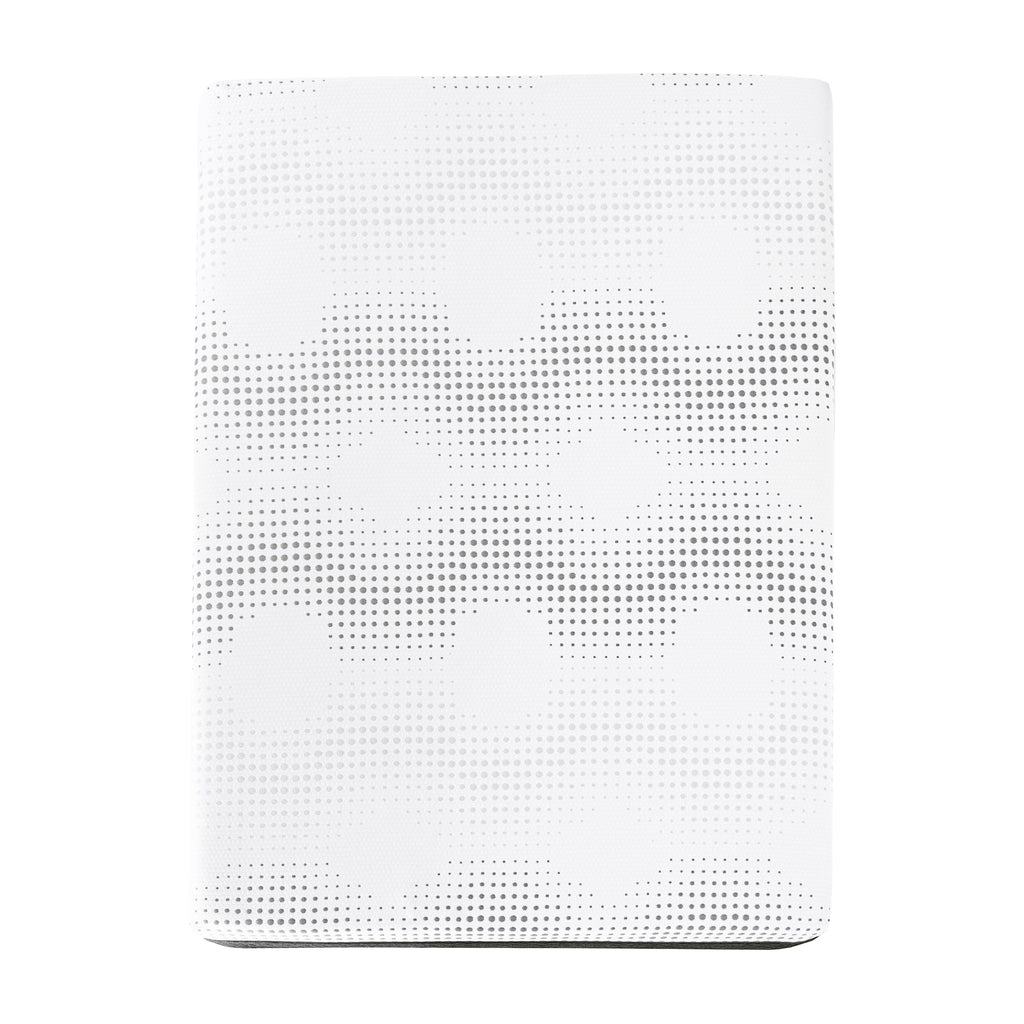 Matelas hybride à 12 ressorts ensachés en mousse moelleuse et gel au thé vert, livré dans une boîte