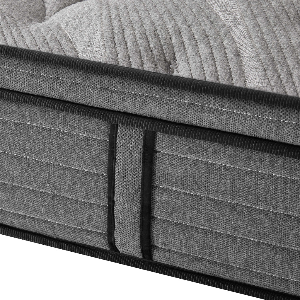 Matelas hybride en mousse à mémoire de forme moyenne de 12 pouces dans une boîte, pour un soutien des bords et une isolation des mouvements