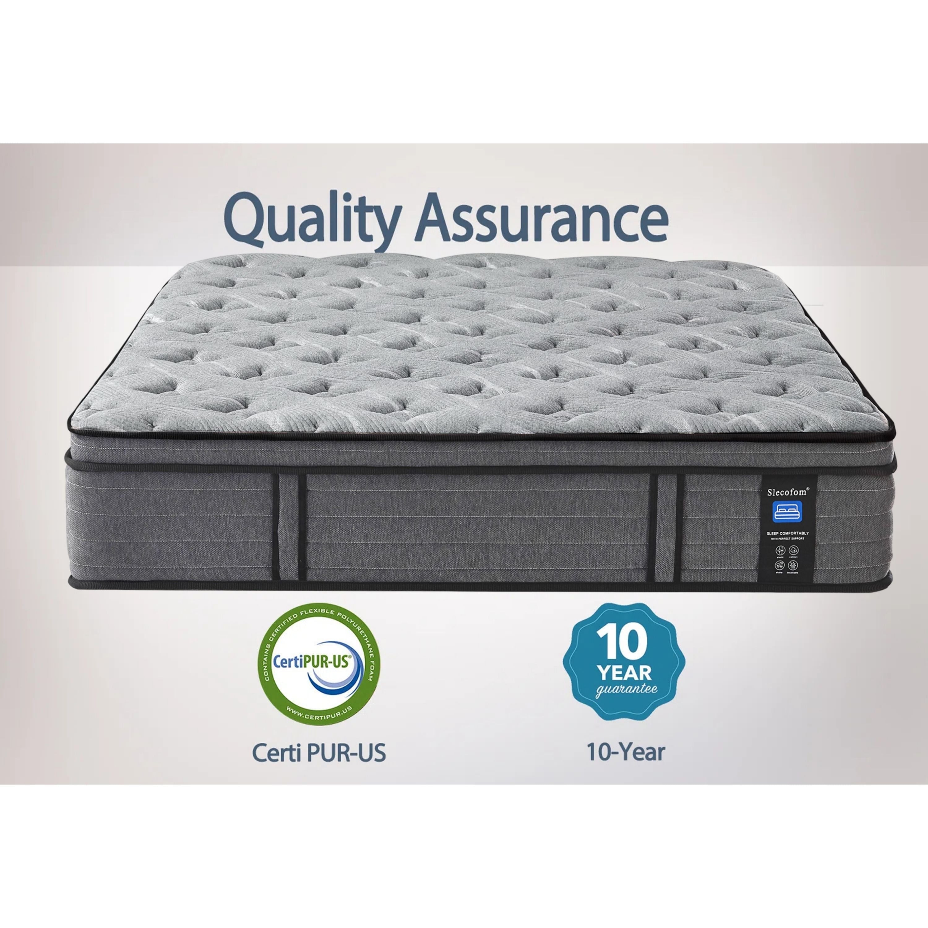 Matelas hybride en mousse à mémoire de forme moyenne de 12 pouces dans une boîte, pour un soutien des bords et une isolation des mouvements