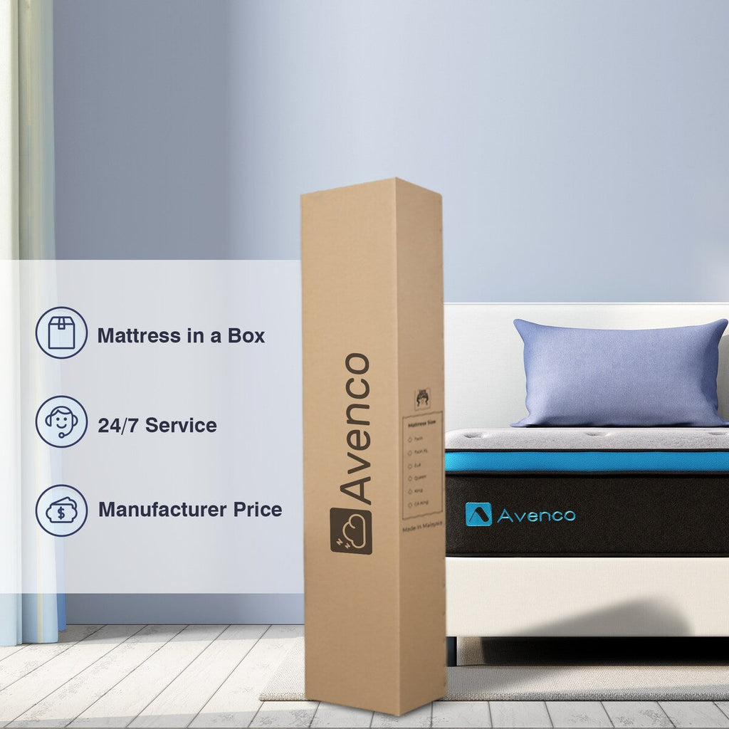 Matelas hybride à plateau-coussin moyen de 12 po