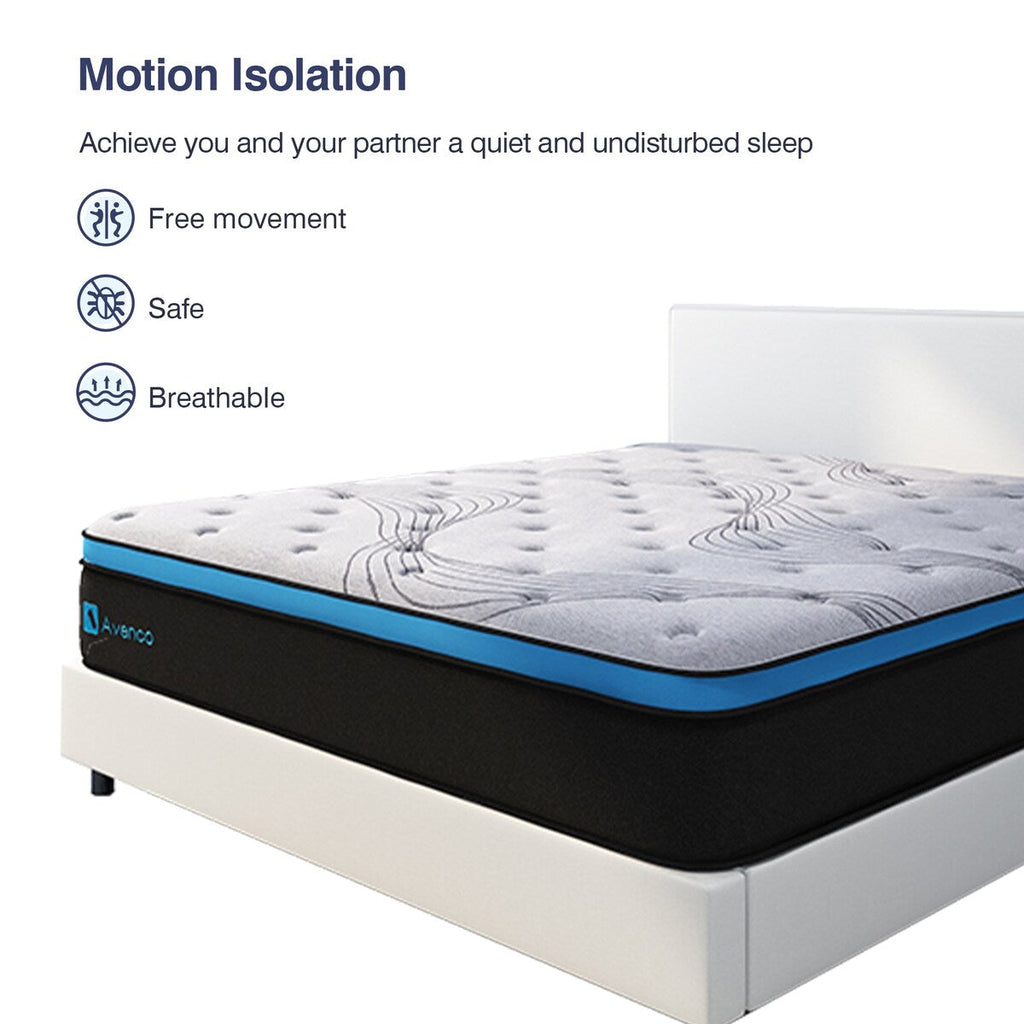 Matelas hybride à plateau-coussin moyen de 12 po
