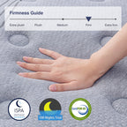 Matelas hybride à plateau-coussin moyen de 12 po