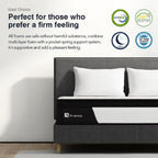 Matelas hybride à plateau-coussin moyen de 12 po