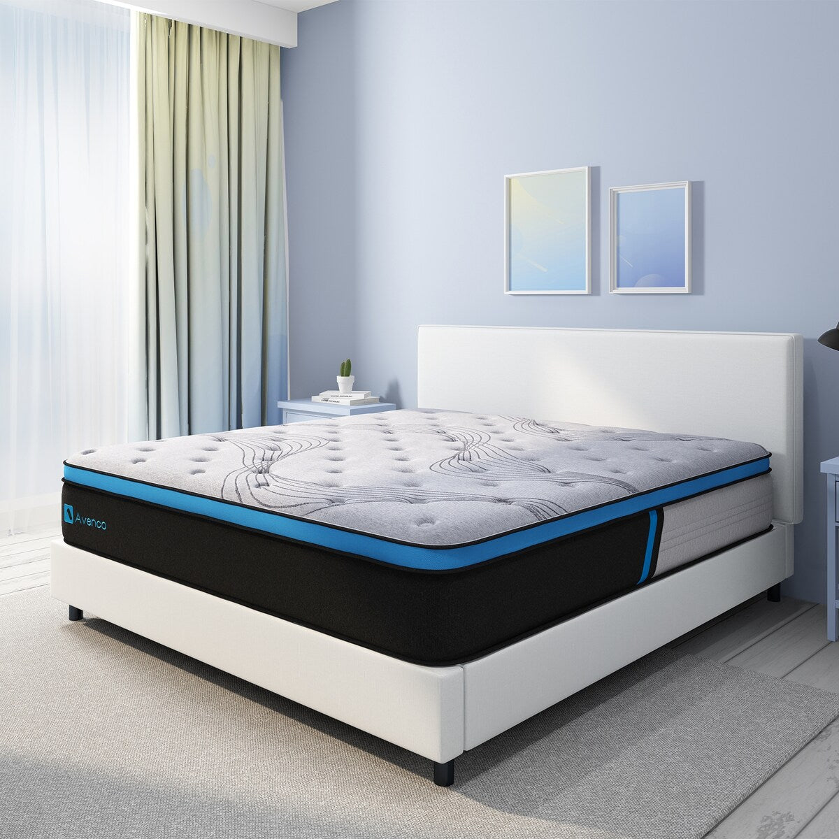 Matelas hybride à plateau-coussin moyen de 12 po