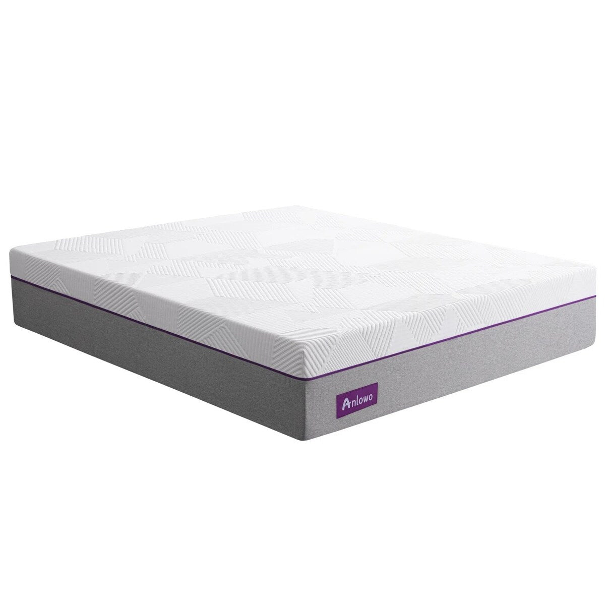 Matelas en mousse à mémoire de forme en gel moelleux de 12 pouces, lit dans une boîte