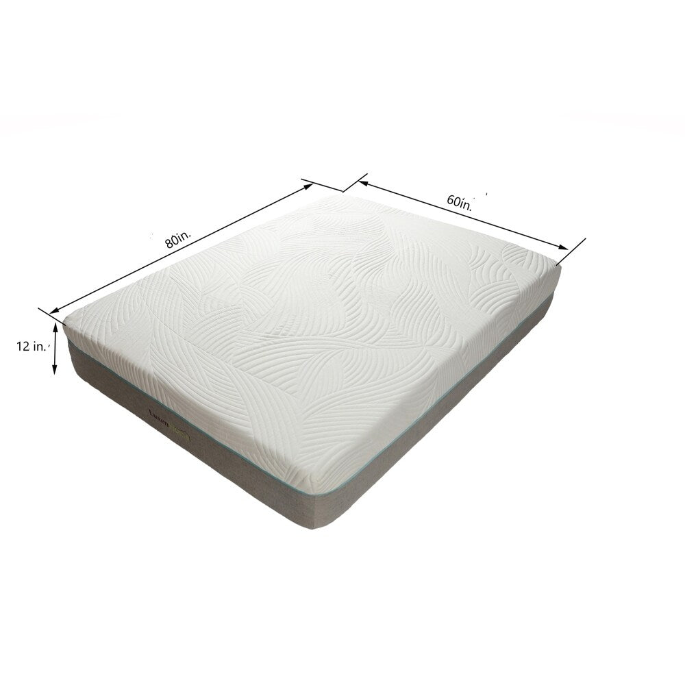 Matelas en mousse viscoélastique moyenne de 12 po avec gel