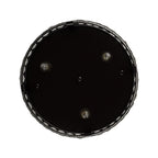 Lustre encastré moderne en cristal noir à 3 lumières pour couloir 13.3