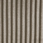 Canapé 4 places en velours côtelé 133 avec ports USB, porte-gobelets rabattables et rangement dissimulé