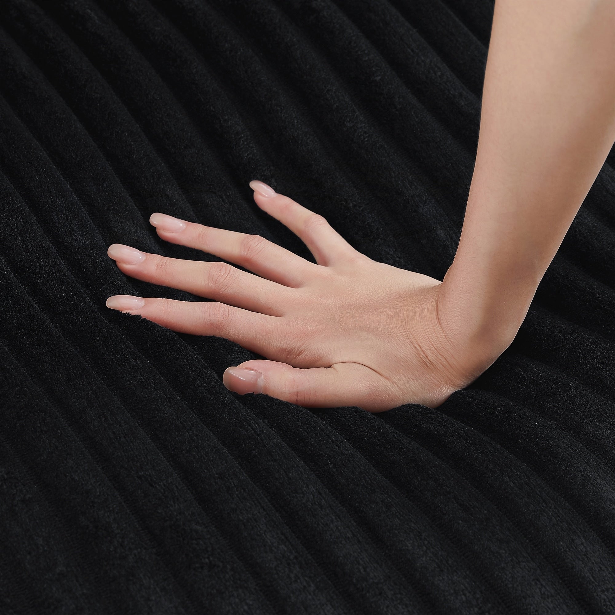 Canapé 4 places en velours côtelé de 133 pouces