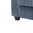 Canapé 4 places en velours côtelé de 133 pouces