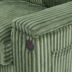 Canapé 4 places en velours côtelé de 133 pouces