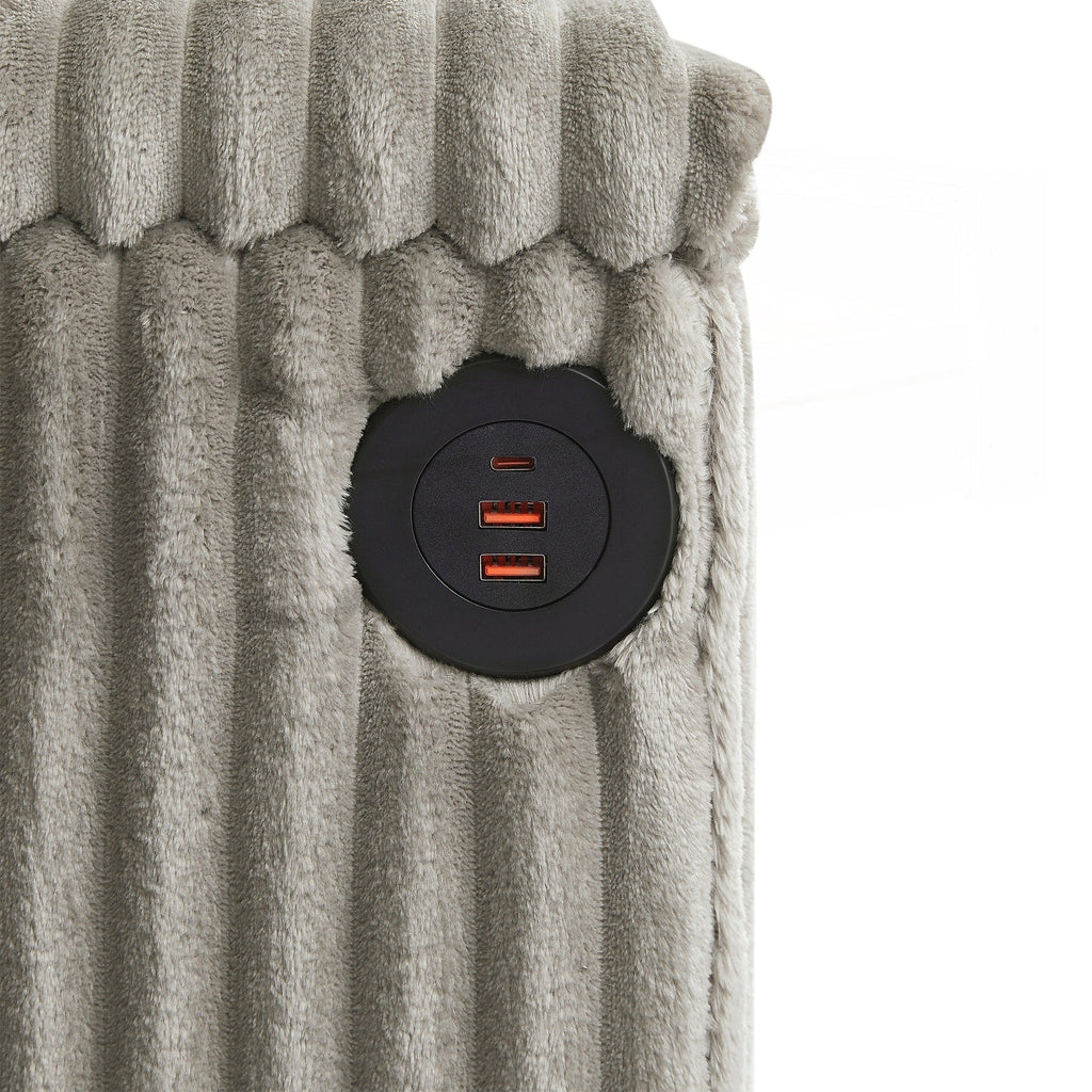 Canapé 4 places en velours côtelé de 133 pouces