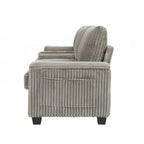 Canapé 4 places en velours côtelé de 133 pouces