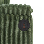 Canapé 4 places en velours côtelé de 133 pouces