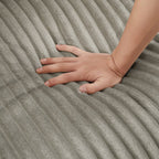 Canapé 4 places en velours côtelé de 133 pouces