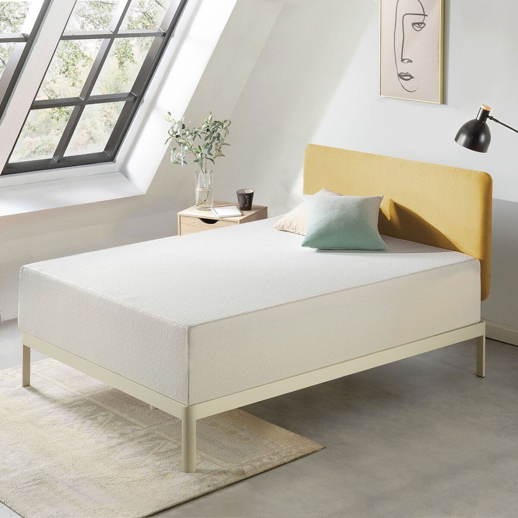 Matelas en mousse à mémoire de forme au thé vert de 14 pouces