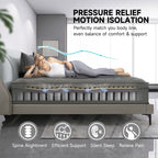 Matelas hybride de 14 pouces dans une boîte avec mousse à mémoire de forme en gel