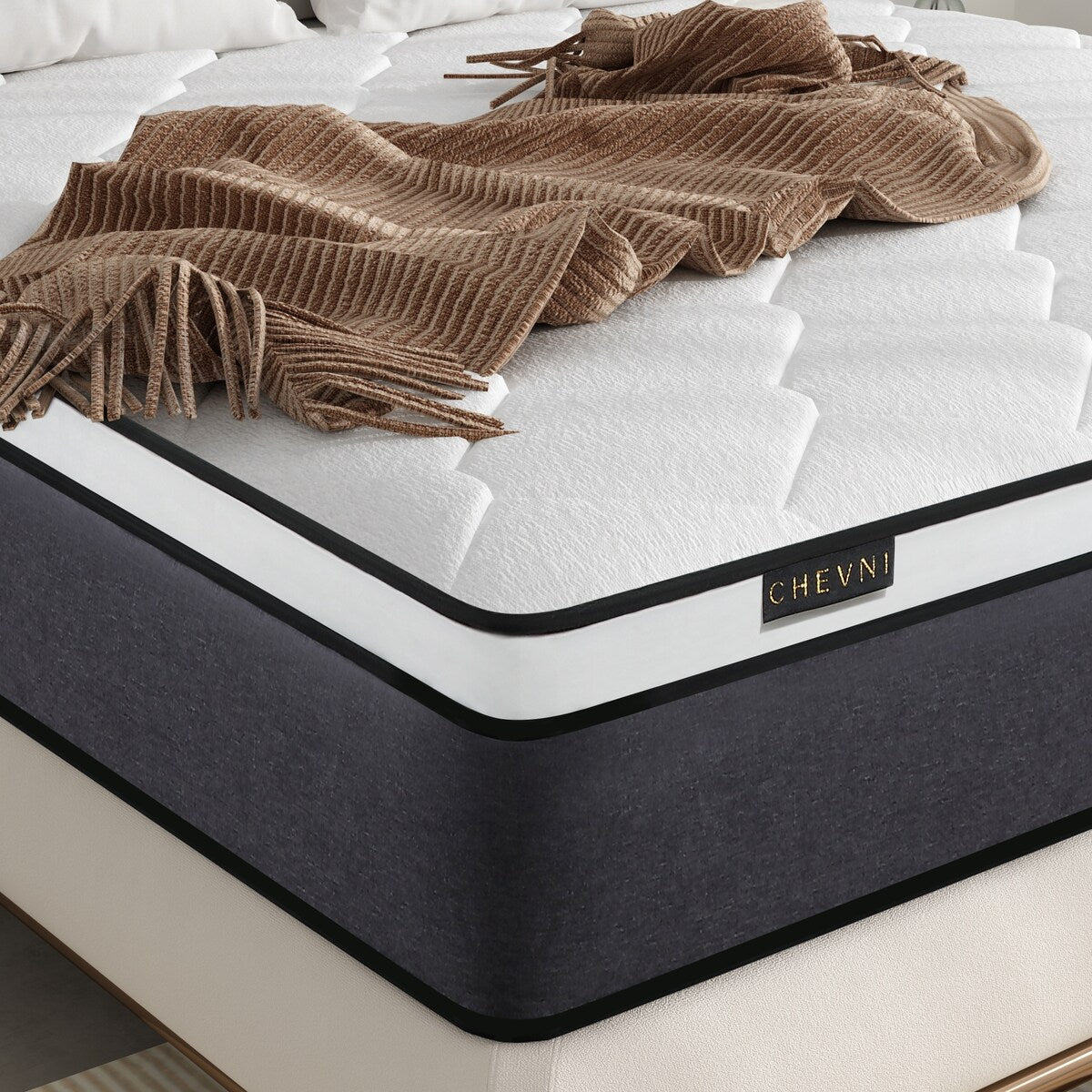 Matelas hybride en mousse à mémoire de forme de 14 pouces