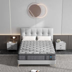 Matelas hybride moyen Euro Top de 14 pouces, matelas en mousse à mémoire de forme dans une boîte