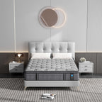 Matelas hybride moyen Euro Top de 14 pouces, matelas en mousse à mémoire de forme dans une boîte