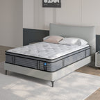 Matelas hybride en mousse à mémoire de forme Cool Gel de 14 pouces, ferme, pour petites chambres