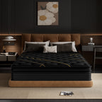 Matelas hybride en mousse à mémoire de forme avec gel moelleux de 14 pouces et ressorts ensachés