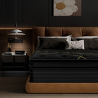 Matelas hybride en mousse à mémoire de forme avec gel moelleux de 14 pouces et ressorts ensachés