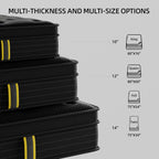 Matelas hybride en mousse à mémoire de forme avec gel moelleux de 14 pouces et ressorts ensachés