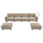 Canapé sectionnel modulaire de 140 pouces