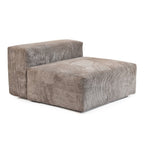 Canapé sectionnel modulaire en velours côtelé 141,73 avec coussin épais, canapé convertible à assise profonde pour salon