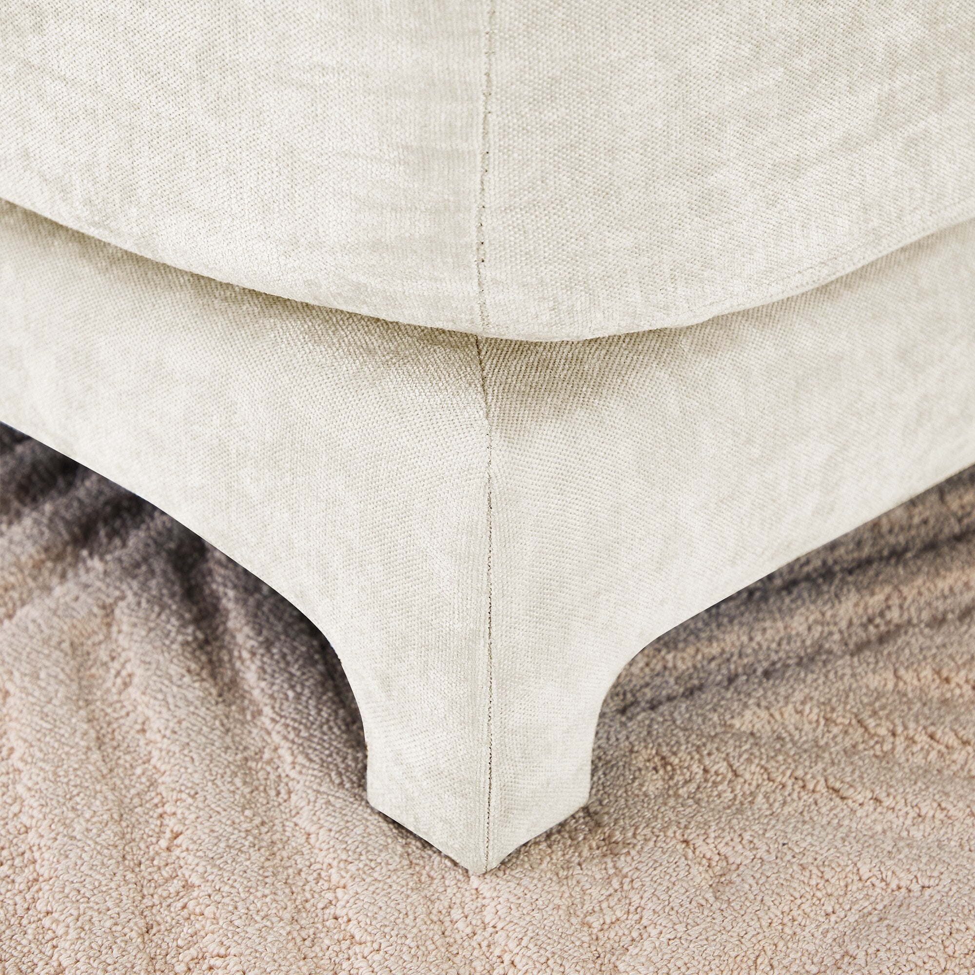 Canapé 6 places en chenille 141,7 avec base ergonomique en bois et éponge haute résilience pour le salon