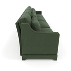 Canapé 6 places en chenille 141,7 avec base ergonomique en bois et éponge haute résilience pour le salon