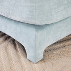 Canapé 6 places en chenille 141,7 avec base ergonomique en bois et éponge haute résilience pour le salon