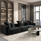 Canapé sectionnel contemporain en velours côtelé 142 Canapé profond classique