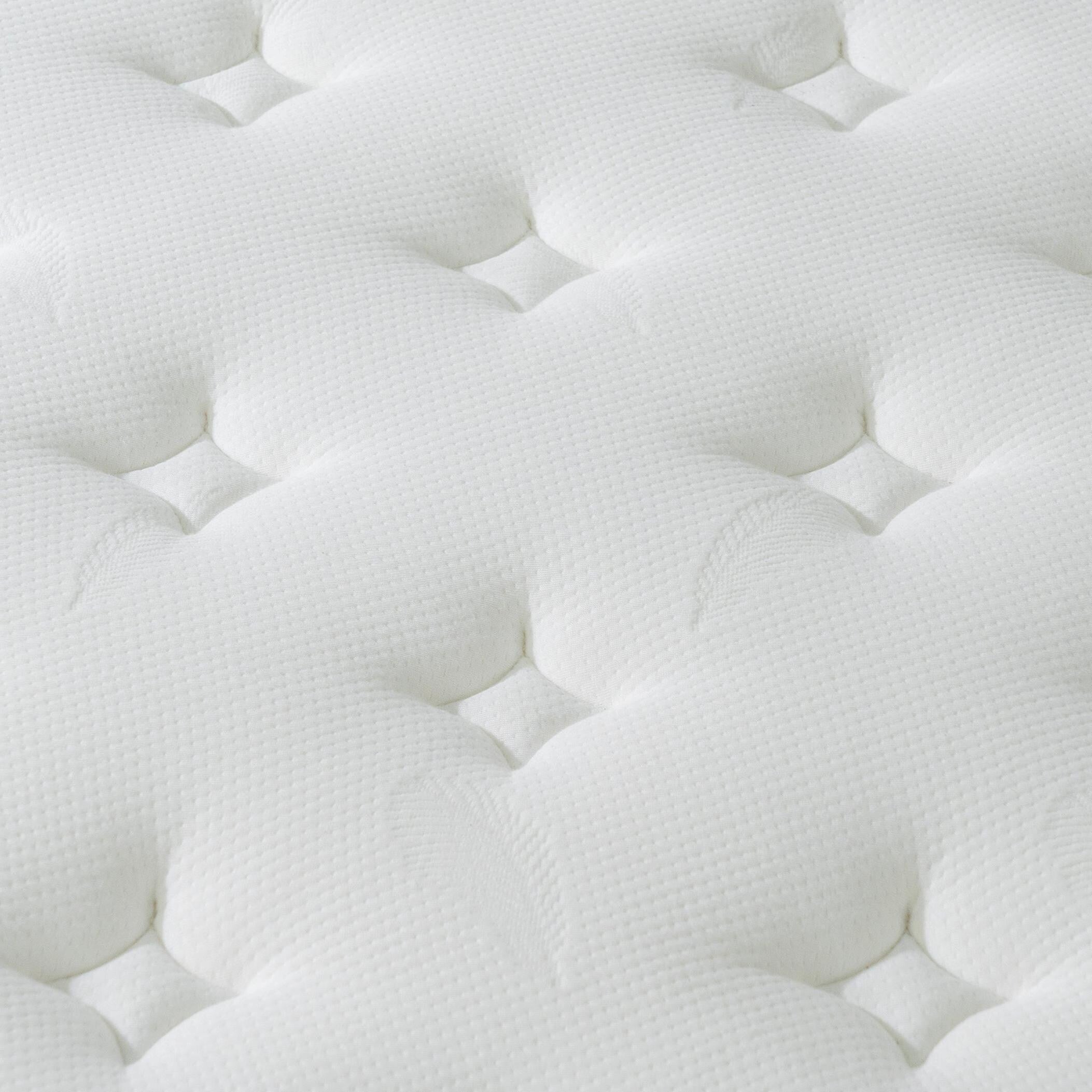 Matelas respirant en mousse à mémoire de forme avec ressorts ensachés