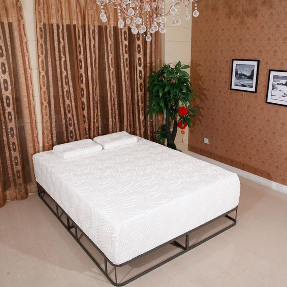 Matelas en mousse à mémoire de forme 14 pouces avec 2 oreillers