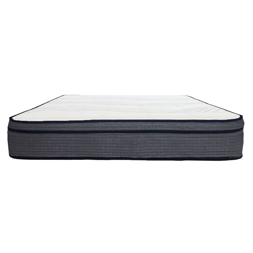 Matelas hybride en mousse moelleuse et polyester doux avec housse en tricot