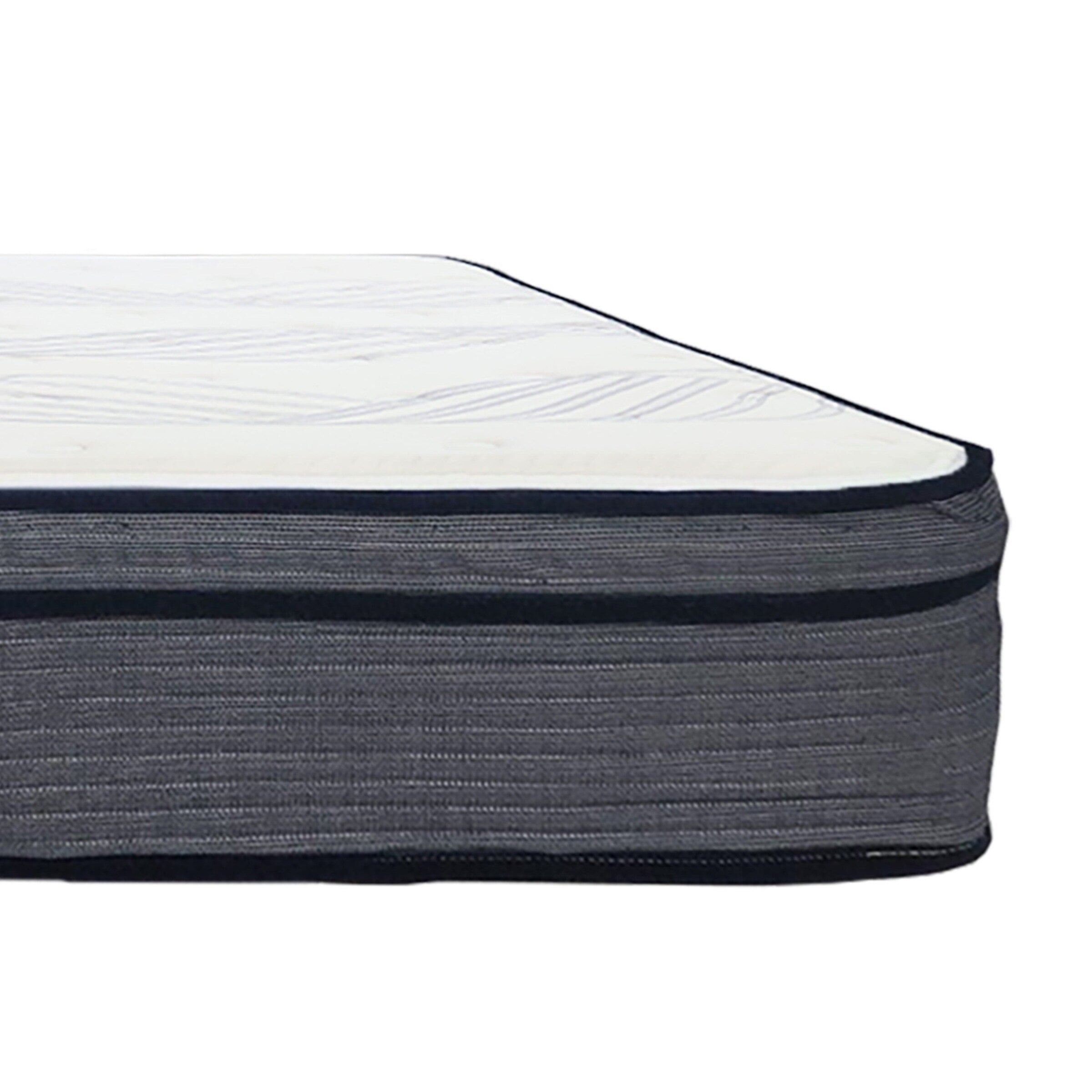 Matelas hybride en mousse moelleuse et polyester doux avec housse en tricot