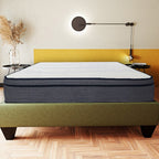 Matelas hybride en mousse moelleuse et polyester doux avec housse en tricot