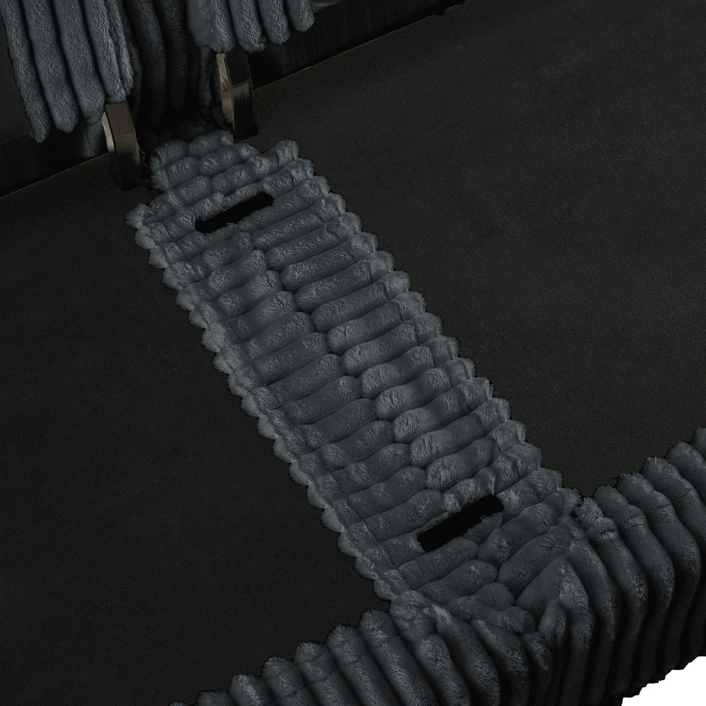 Canapé 5 places en velours côtelé 156,6 pouces profond pour salon et chambre