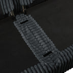 Canapé 5 places en velours côtelé 156,6 pouces profond pour salon et chambre