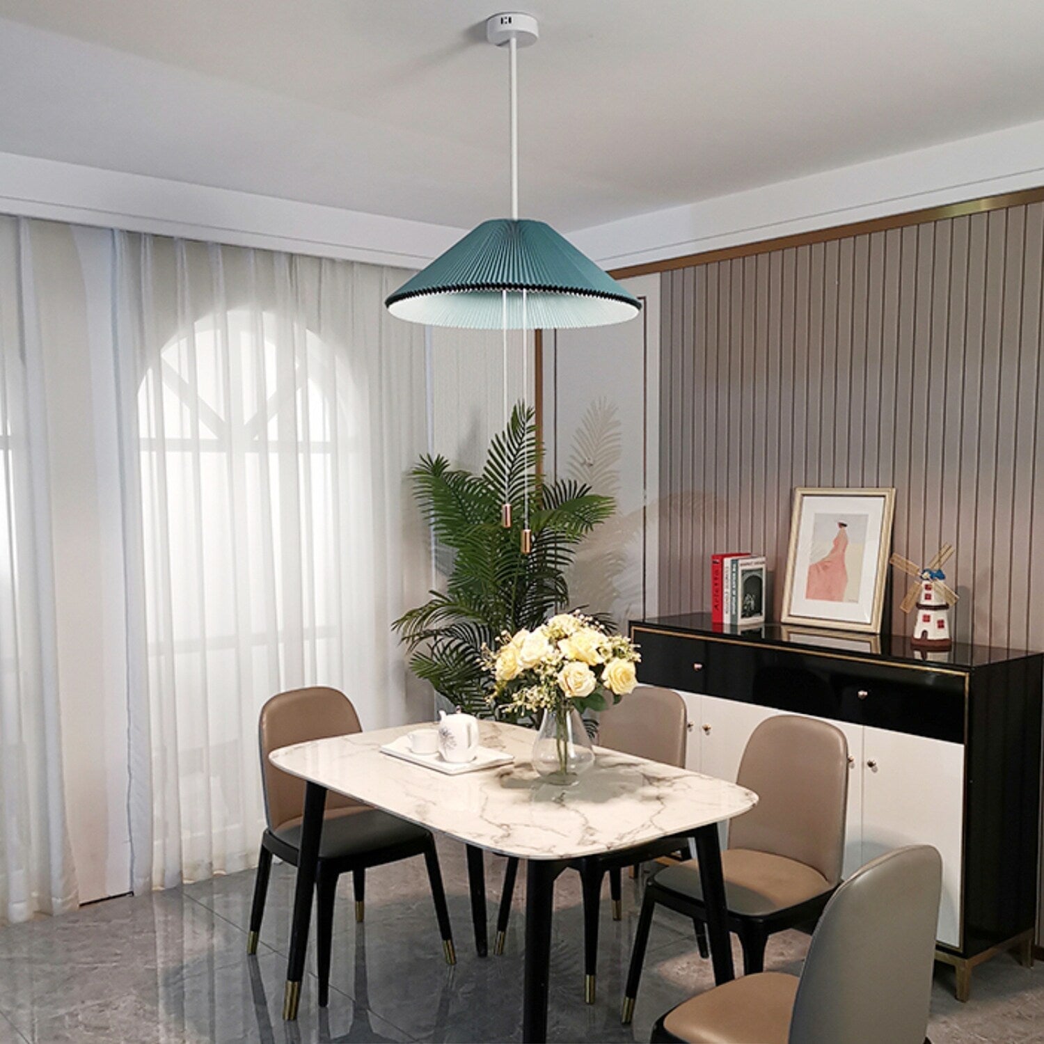 Suspension LED postmoderne 16-23 avec abat-jour réglable