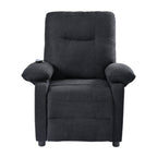 Fauteuil inclinable électrique à 160° pour personnes âgées, avec massage et chauffage à 8 points, tissu chenille doux