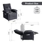 Fauteuil inclinable à 160° pour personnes âgées