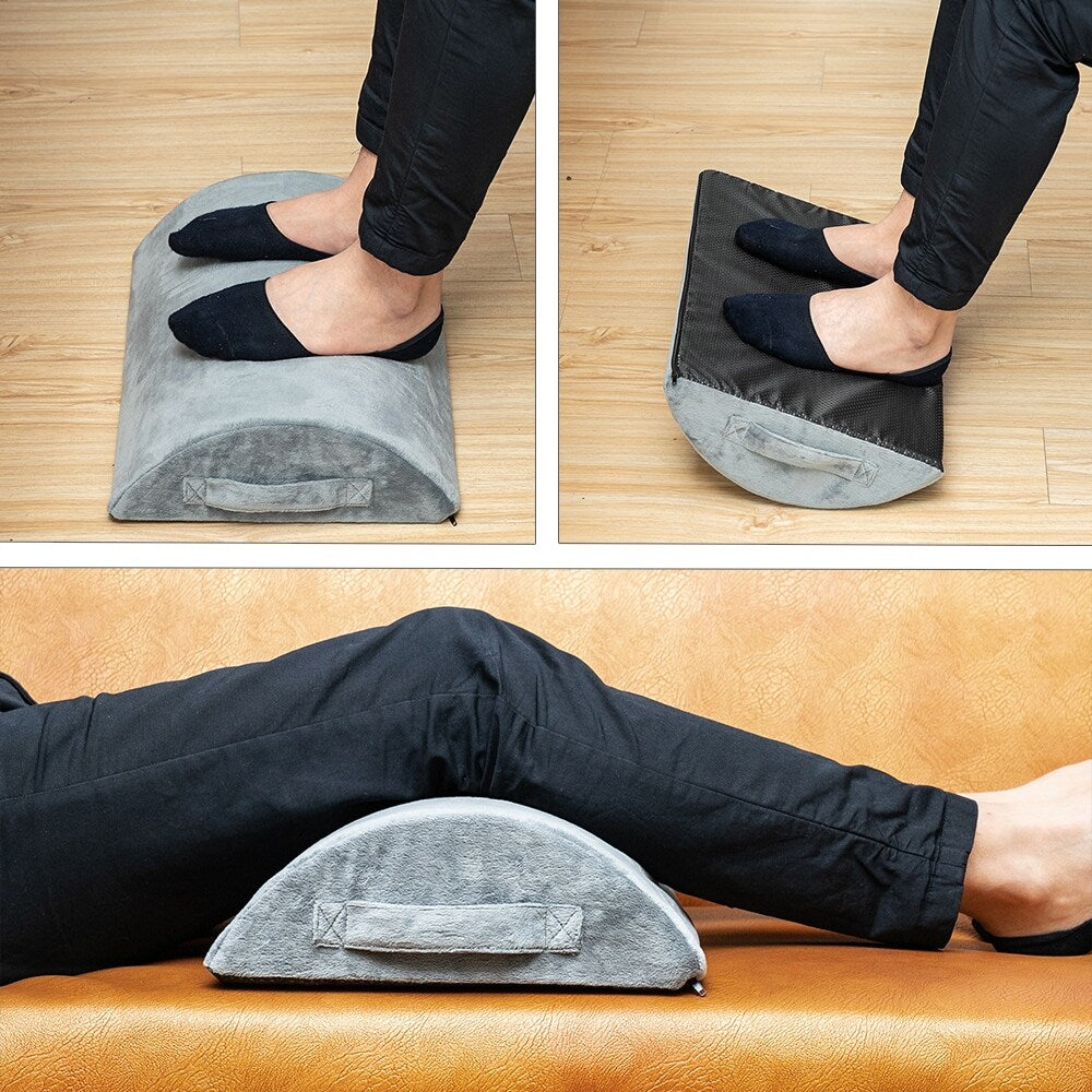 Pédales larges en mousse à mémoire de forme, 11,8 po, grises