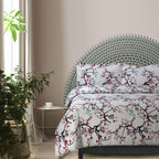 Parure de lit surdimensionnée en flanelle de coton confortable 170 g/m² imprimée