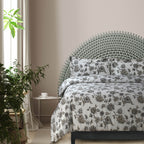 Parure de lit surdimensionnée en flanelle de coton confortable 170 g/m² imprimée