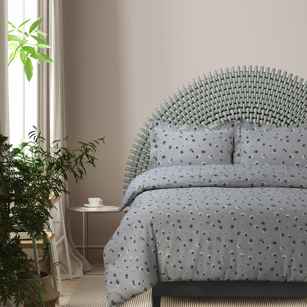 Parure de lit surdimensionnée en flanelle de coton confortable 170 g/m² imprimée